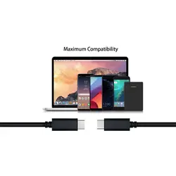 کابل تبدیل USB3.1 CM/CM کی نت پلاس مدل KP-C2000 طول 1 متر
