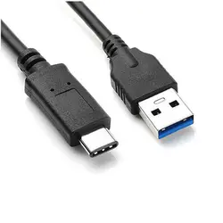 کابل تبدیل USB 3.1 Type-C/M به USB3.0 A/M 1.5m Black/White بافو BF-H387 BAFO