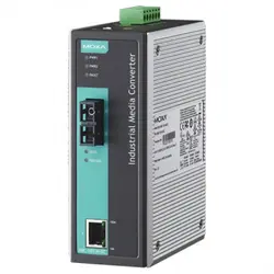 مبدل اترنت به فیبر نوری صنعتی موگزا MOXA IMC-101-M-SC Ethernet to Fiber Converter