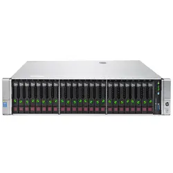 سرور رکمونت استوک اچ پی HP ProLiant DL380 G9 پاور 800 پردازنده Intel Xeon E5-2678v3 رم 24SSF) 8x8GB PC4-2133)