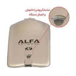 کارت شبکه وایرلس یو اس بی رومیزی سری N150 آلفا AWUS051NH Alfa