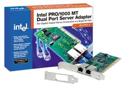 کارت شبکه سرور اینتل دو پورت گیگ 8492mt Intel PCI EXPRESS