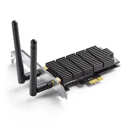 کارت شبکه وایرلس PCI Express دو آنتن دوباند سری AC1300 تی پی لینک TP-LINK Archer T6E