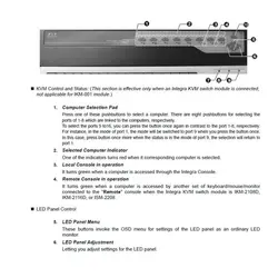 ال سی دی کنسول 17 اینچ مدل HKSE-10 برند Rextron با سوئیچ 8 پورت PS/2–USB/VGA