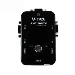 کی‌وی‌ام سوییچ VGA دو پورت Auto PS2 وی نت
