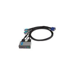 سوئیچ کی وی ام PS/2 کوچک 2 پورت دی لینک kvm-121