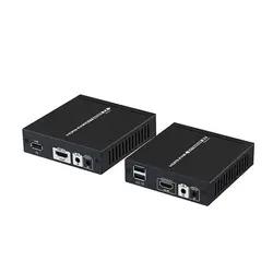 اکستندر KVM تصویر HDMI به همراه USB لنکنگ LKV375KVM LENKENG