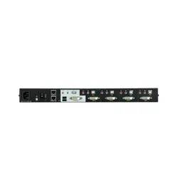 کی وی ام سوییچ چهار پورت USB DVI آتن CM1164 Multi-View/Audio ATEN