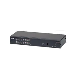 کی وی ام سوئیچ 16 پورت Cat 5 آتن KH1516A with Daisy-Chain Port ATEN