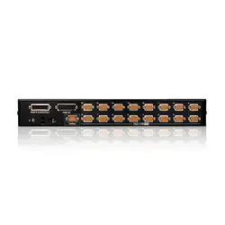 کی وی ام سوئیچ 16 پورت PS/2-USB / VGA همراه پورت Daisy-chain و USB Peripheral آتن CS-1716A ATEN