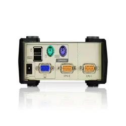 کی وی ام سوئیچ 2 پورت PS/2-USB VGA آتن CS82U ATEN