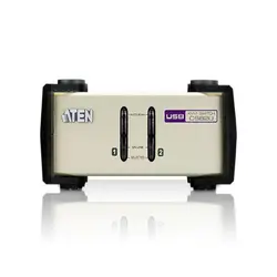 کی وی ام سوئیچ 2 پورت PS/2-USB VGA آتن CS82U ATEN