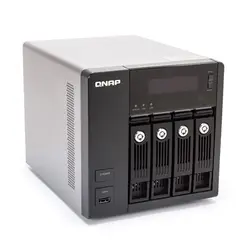 ذخیره‌ساز تحت شبکه بدون هارددیسک دارای 4 ورودی هارد کیونپ مدل QNAP TS-470