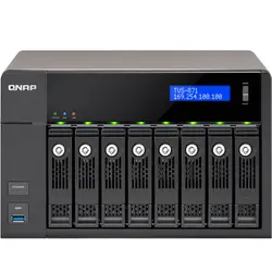 ذخیره ساز تحت شبکه بدون هارد دیسک کیونپ مدل TVS-871 QNAP