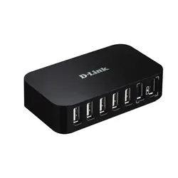هاب USB 2.0 هفت پورت آداپتوری دی-لینک DUB-H7