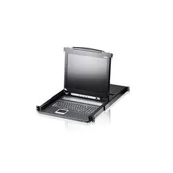ال سی دی کی وی ام سوئیچ 8 پورت PS/2-USB / VGA همراه با پورت Daisy – chain آتن CL1008M ATEN