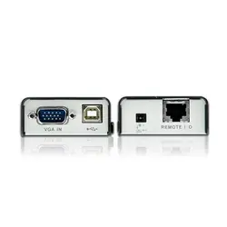 مینی کی وی ام اکستندر آتن CE100 USB VGA Cat 5 Mini ATEN