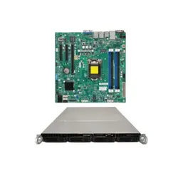 سرور رکمونت شاسی سروینو پاور 400 وات مادربورد سوپرمایکرو Supermicro Motherboard Xeon Boards X10SLL-F