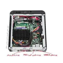 تین کلاینت دیتاشین پردازنده اینتل اتم D2700 هارد 120 مدل DATASHEEN TC18AE4120