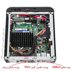 تین کلاینت دیتاشین پردازنده اینتل اتم D2500 هارد 8G مدل DATASHEEN TC18AE208