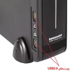 تین کلاینت دیتاشین پردازنده اینتل اتم D2700 هارد 16G مدل DATASHEEN TC18AE3