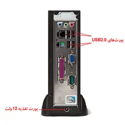 تین کلاینت دیتاشین پردازنده اینتل اتم D2700 هارد 64 مدل DATASHEEN TC18AE464