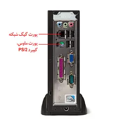 تین کلاینت دیتاشین پردازنده اینتل اتم D2700 هارد 64 مدل DATASHEEN TC18AE464