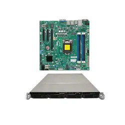 سرور رکمونت سروینو پاور 400 وات مادربورد سوپرمایکرو Supermicro Motherboard Xeon Boards X10SLL-F
