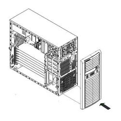 سرورایستاده سوپرمیکرو-کیس SC732D4-500B مادر برد Supermicro MBD-X10SLL-F
