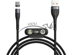 کابل مگنتی سه سر بیسوس Baseus Cable MLC CA1T3-AG1 طول 1 متر توان 3 آمپر