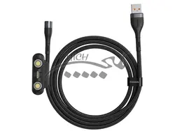 کابل مگنتی سه سر بیسوس Baseus Cable MLC CA1T3-AG1 طول 1 متر توان 3 آمپر