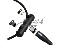 کابل مگنتی سه سر بیسوس Baseus Cable MLC CA1T3-AG1 طول 1 متر توان 3 آمپر