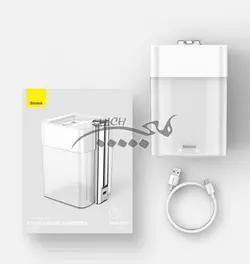 دستگاه بخور سرد بیسوس Baseus Time Magic Box Humidifier DHSG-A02 ظرفیت 550 میلی لیتر