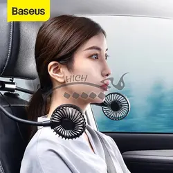 پنکه صندلی اتومبیل بیسوس Baseus Blustery Car Two-Headed Vehicle Fan CXJF-01 دارای دو فن