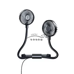 پنکه صندلی اتومبیل بیسوس Baseus Blustery Car Two-Headed Vehicle Fan CXJF-01 دارای دو فن