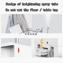 دستگاه بخور سرد شیائومی Xiaomi Deerma DEM-LD300 Ultrasonic Floor Air Humidifier ظرفیت 5 لیتر