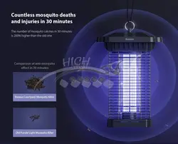 چراغ حشره کش بیسوس Baseus Pavilion Courtyard Mosquito Killer ACMWD-TA01 CN Plug