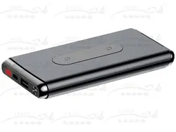 پاوربانک وایرلس ۱۰۰۰۰ فست شارژ بیسوس Baseus Dual Coil Design WXHSD-D01