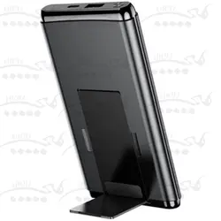 پاوربانک وایرلس ۱۰۰۰۰ فست شارژ بیسوس Baseus Dual Coil Design WXHSD-D01