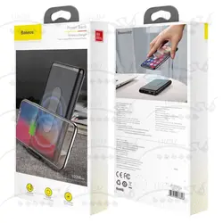 پاوربانک وایرلس ۱۰۰۰۰ فست شارژ بیسوس Baseus Dual Coil Design WXHSD-D01