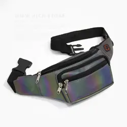 کیف کمری هولوگرامی مشکی - هیچ استور - خرید اینترنتی اکسسوری فانتزی