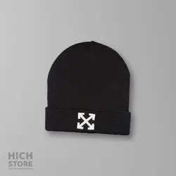 کلاه بافت Off White - هیچ استور - خرید اینترنتی اکسسوری فانتزی