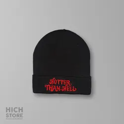 کلاه بافت Hotter Than Hell - هیچ استور - خرید اینترنتی اکسسوری فانتزی