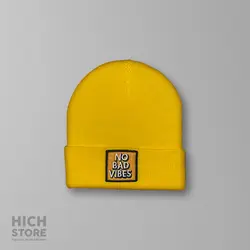 کلاه بافت No Bad Vibes - هیچ استور - خرید اینترنتی اکسسوری فانتزی