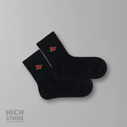 جوراب گل رز گلدوزی - هیچ استور - خرید اینترنتی اکسسوری فانتزی