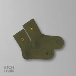 جوراب آووکادو گلدوزی - هیچ استور - خرید اینترنتی اکسسوری فانتزی