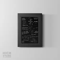 تابلو کلمه پترن - هیچ استور - خرید اینترنتی اکسسوری فانتزی