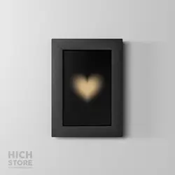 تابلو قلب شفاف - هیچ استور - خرید اینترنتی اکسسوری فانتزی