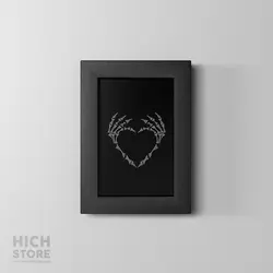 تابلو دست و قلب - هیچ استور - خرید اینترنتی اکسسوری فانتزی