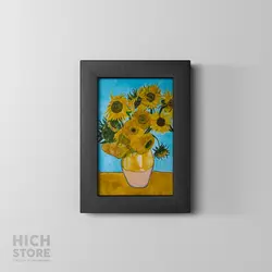 تابلو نقاشی گل - هیچ استور - خرید اینترنتی اکسسوری فانتزی